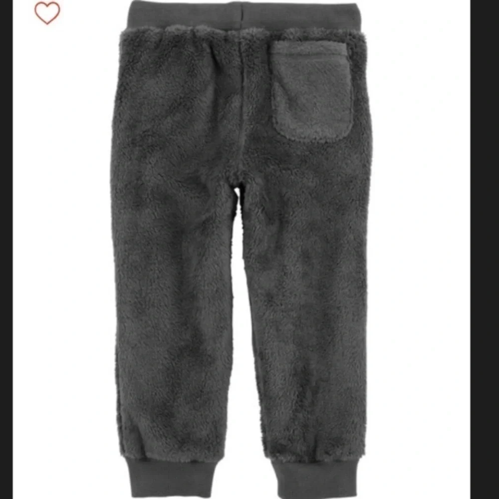 Unisex warm cozy pull-on fuzzy jogger Sz 27x26